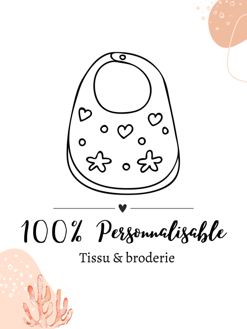 Bavoir pression à personnaliser