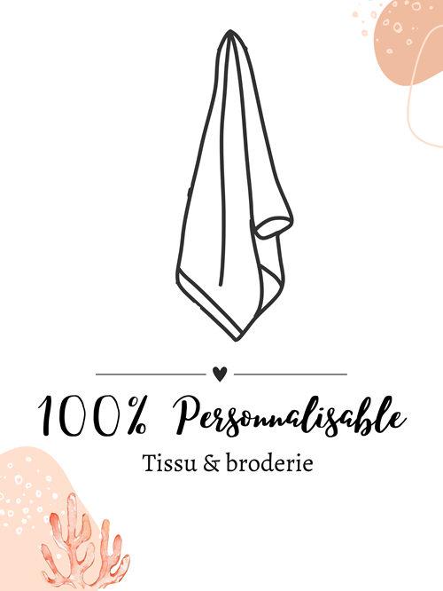 Cape de bain à personnaliser