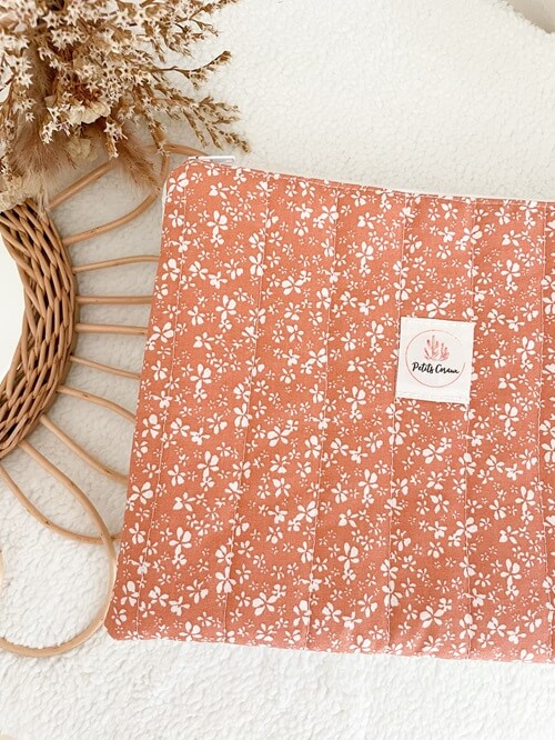 Trousse de toilette matelassée PIVOINE