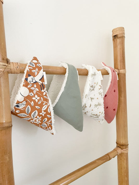 Bavoir bandana Eponge bambou