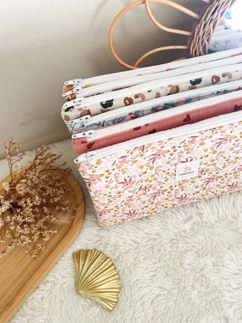 Trousse de toilette matelassée à personnaliser