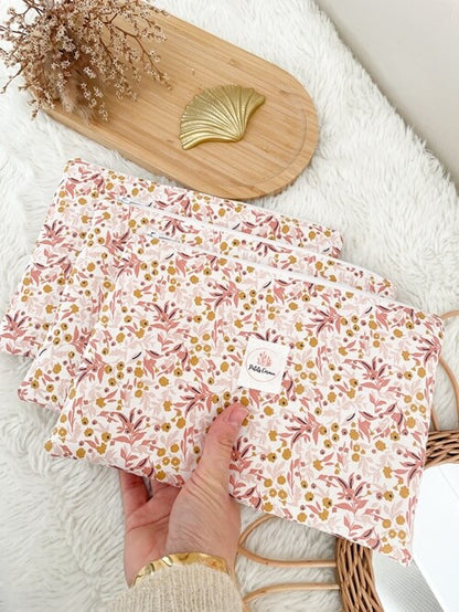 Trousse de toilette matelassée à personnaliser